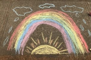 chalk rainbow
