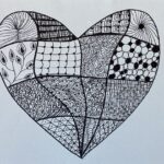 zentangle heart
