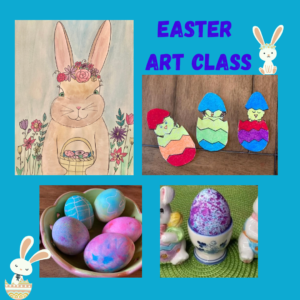 Easter Art Class Image for blog